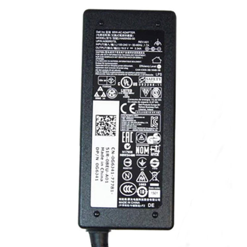 Original Dell 19.5V 3.34A 65W Laptop AC Power Adapter for Dell Inspiron 5551, Inspiron 5555, Inspiron 5558, Inspiron 5755, Inspiron 5758, Inspiron 7348, Inspiron 7558, 4.5*3.0mm